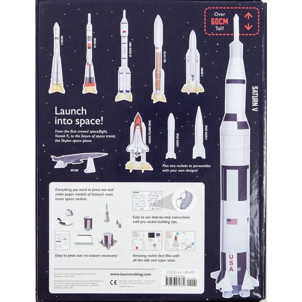 Space Racers: Make Your Own Paper Rockets 10 Models! Over 23